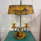 Gray Directoire-Style Bouillotte Lamp Pete Hathaway