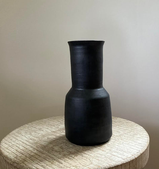 Claude Renaud - Black Bottle Vase