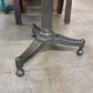 Dark Gray Unusual Marble-Top Steel Table Pete Hathaway
