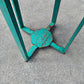 Dark Gray Octagonal Green-Painted Table Pete Hathaway