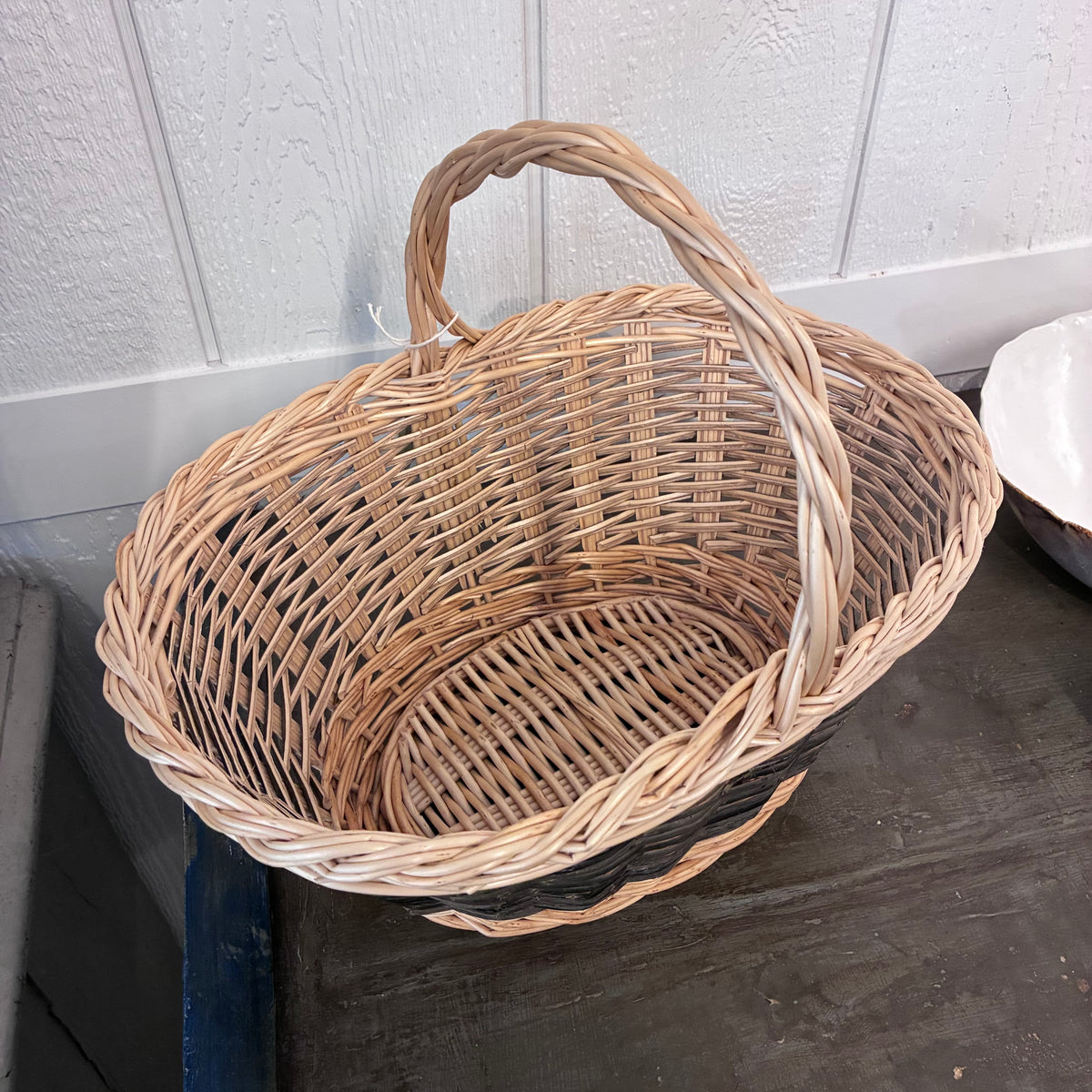 Handwoven Handled Basket