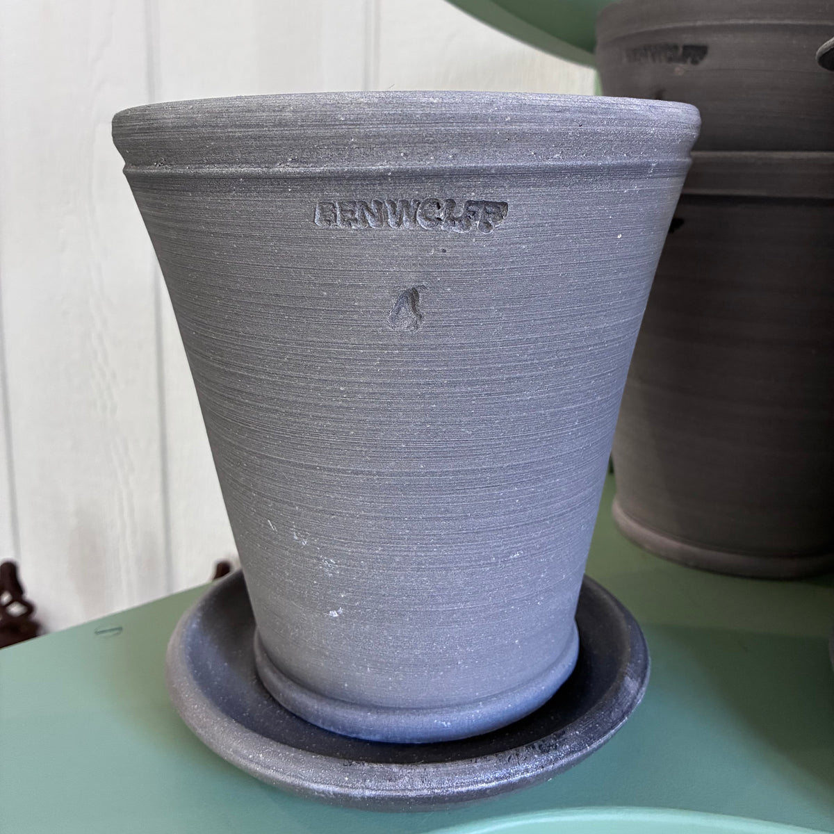Light Gray #4 Garden Pot Ben Wolff