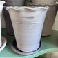 Dark Slate Gray #4 Scalloped Garden Pot Grey Ben Wolff