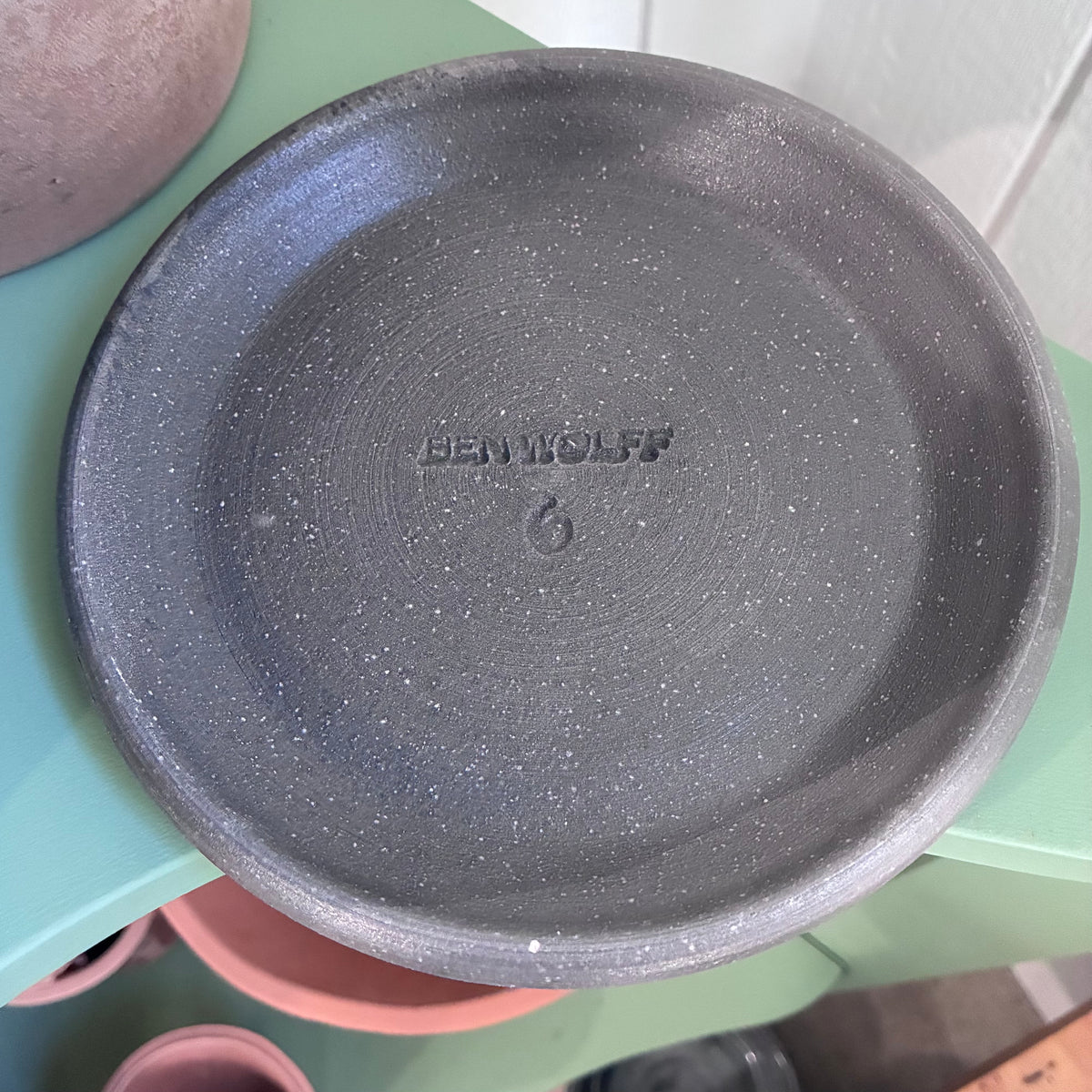 Dim Gray #6 Saucer Grey Ben Wolff