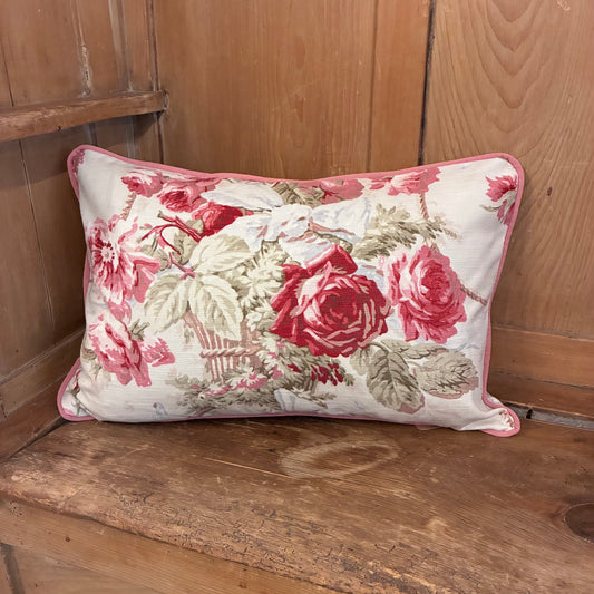 Sienna Cole Rosa Pillow Rescued Textiles