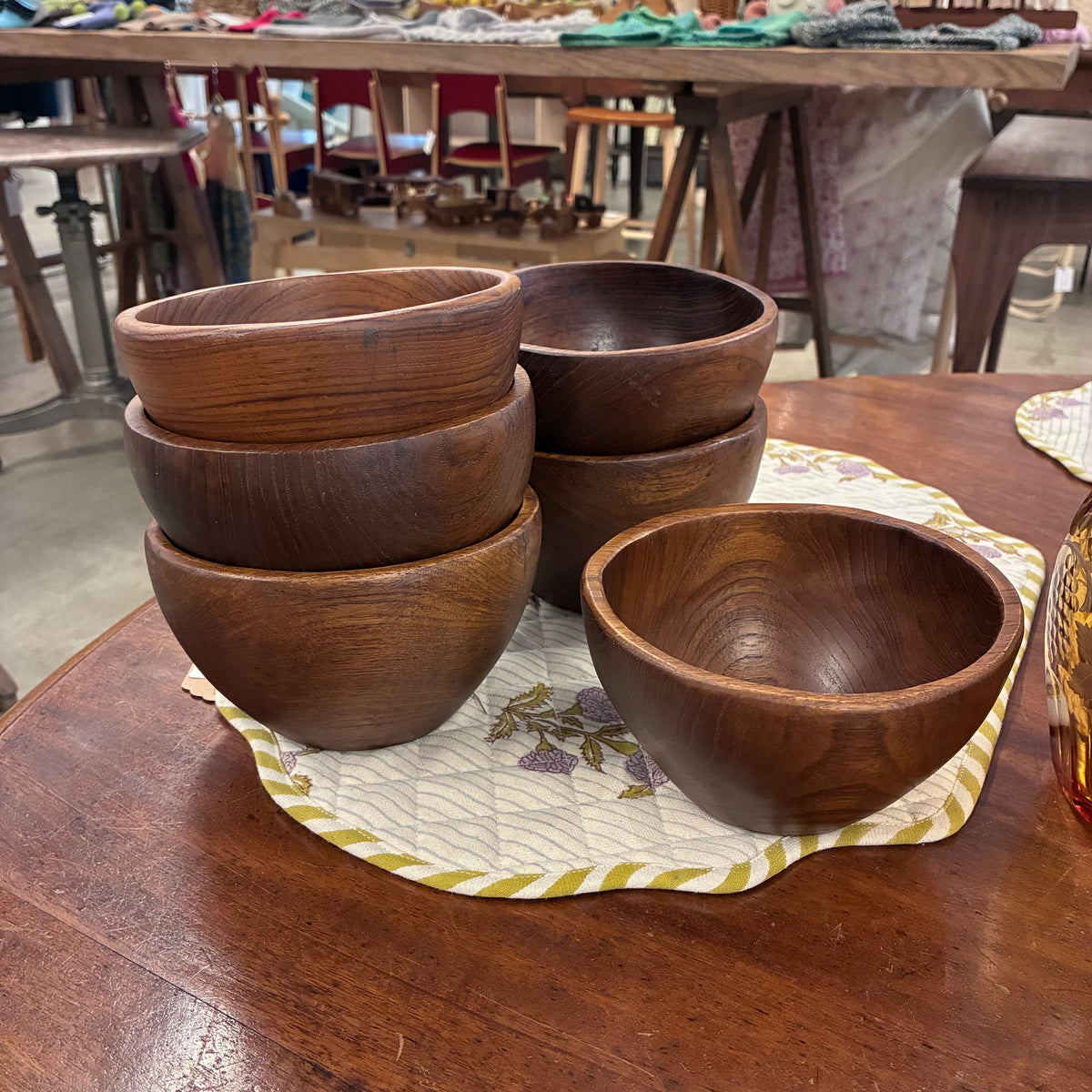 Saddle Brown Wooden Bowl 100 Main