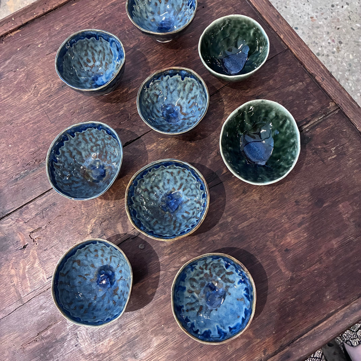 Small Handmade Pinched Ceramic Bowls