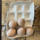 Handmade Egg Carton x 12 White