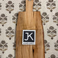 Gray Medium Cheese Board with Handle JK Custom Furniture
