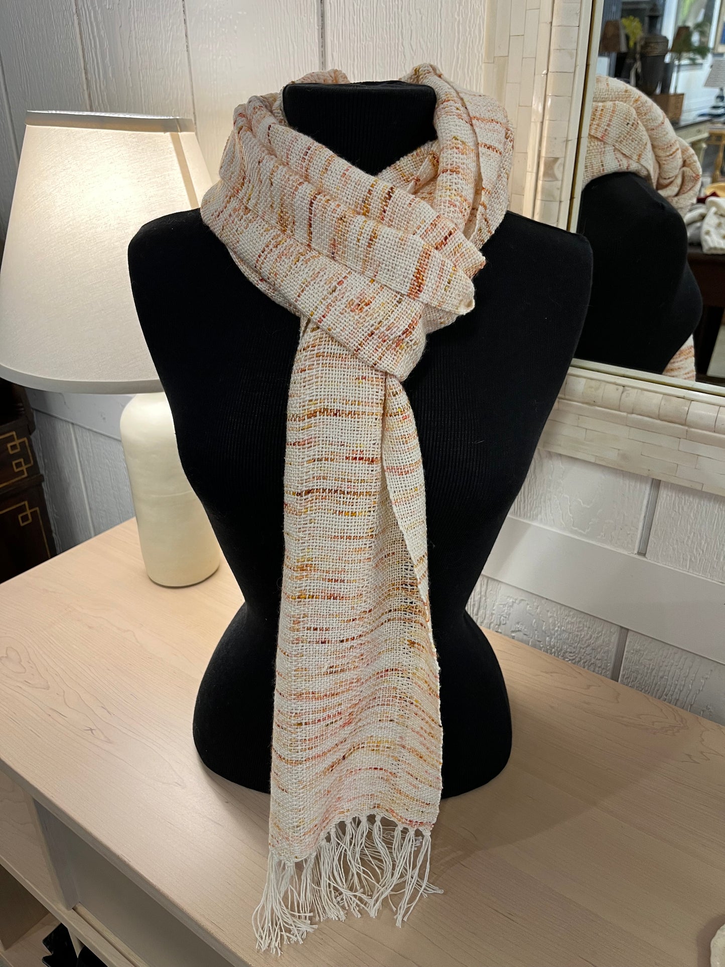 Handwoven Silk & Merino Scarf