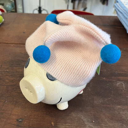 Repurposed Cashmere Baby Hat - Newborn