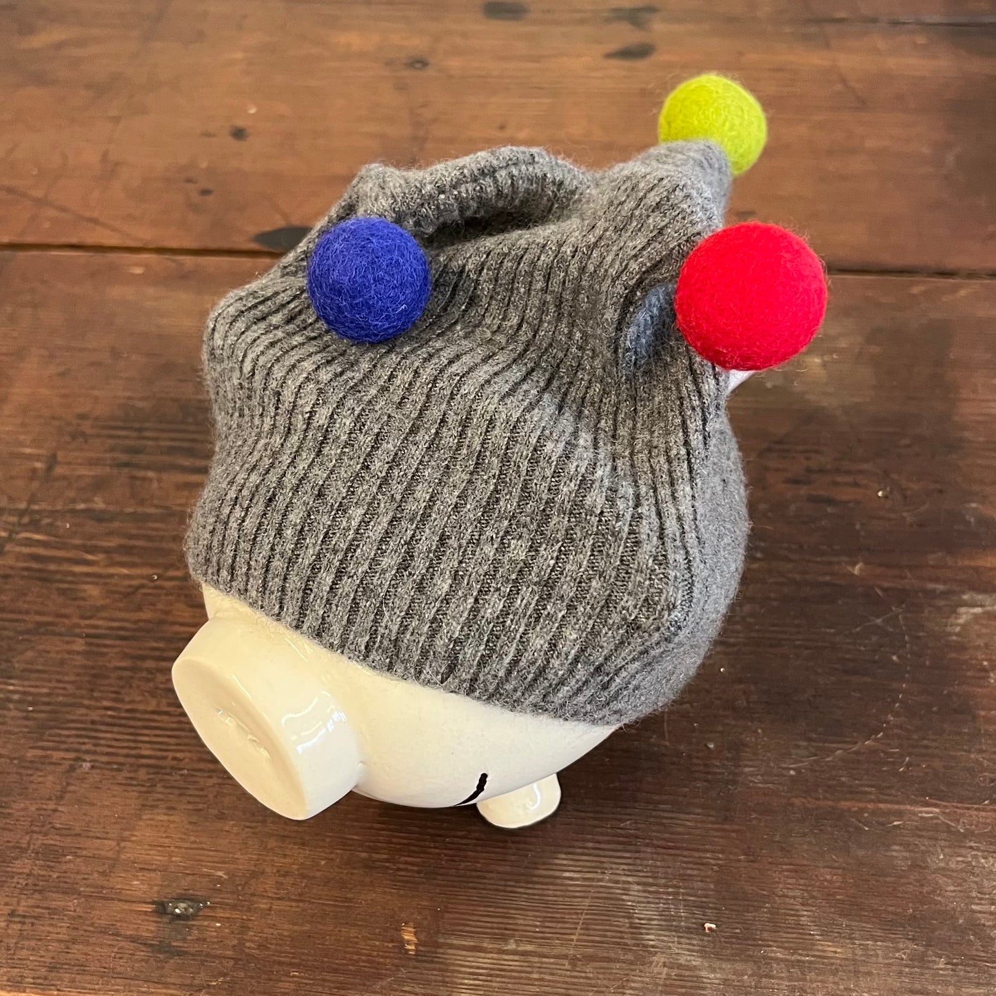 Repurposed Cashmere Baby Hat - Newborn