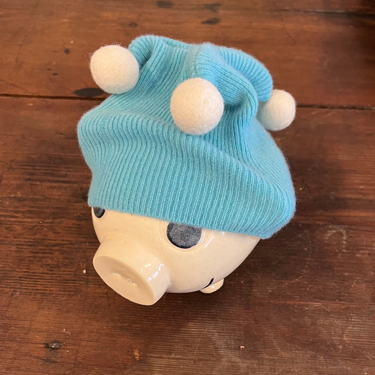 Repurposed Cashmere Baby Hat - Newborn