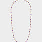 Adelaide Harris hand beaded Amethyst and 14k gold filled necklace with 14k gold angel (large charm)