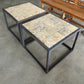Low Tables Handmade from Antique Sicilian Tiles