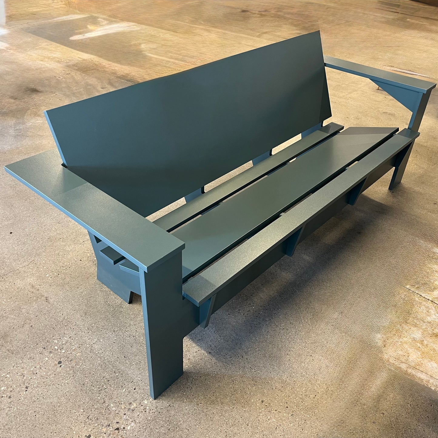 Outdoor Sofa in Basil Green
