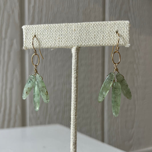 Tourmaline Disc Dangles