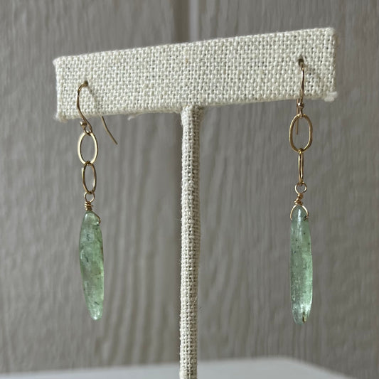 Fluorite Drop Earrings