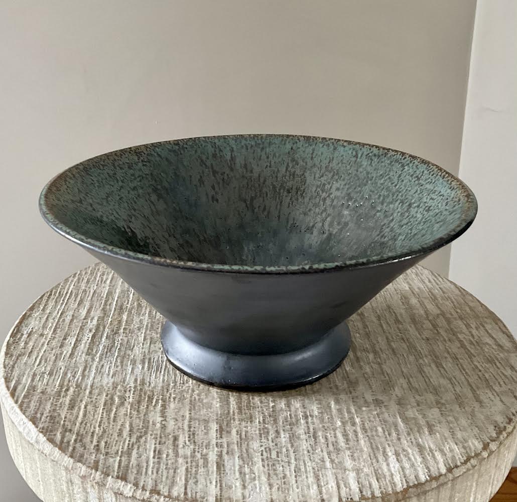 Claude Renaud - Charcoal / Verdigris Fruit Bowl