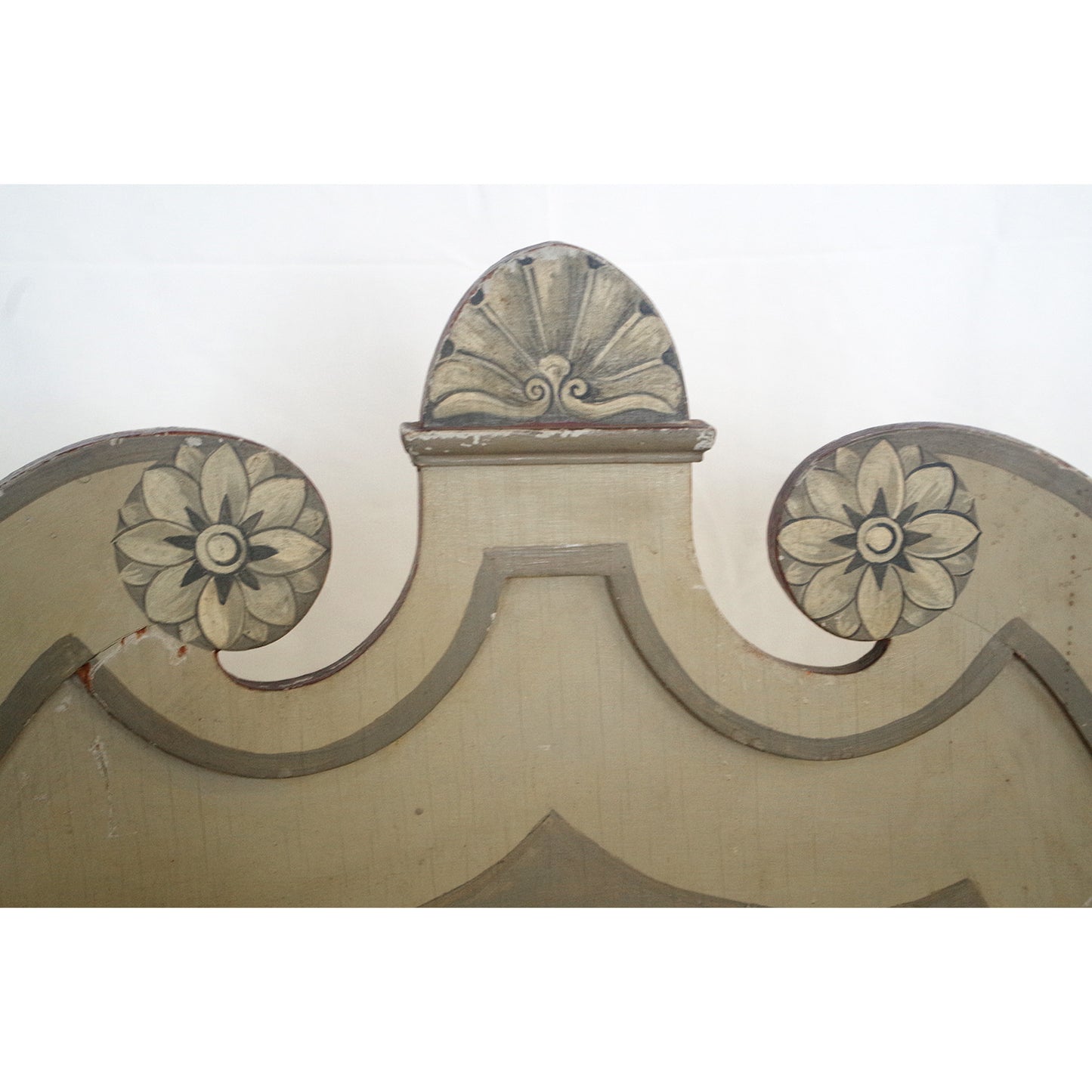 Italian 19th Century Painted Bench