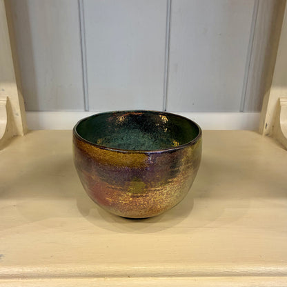 Dark Gray Stoneware Bowls with Lustre Glaze Jack Rosenberg