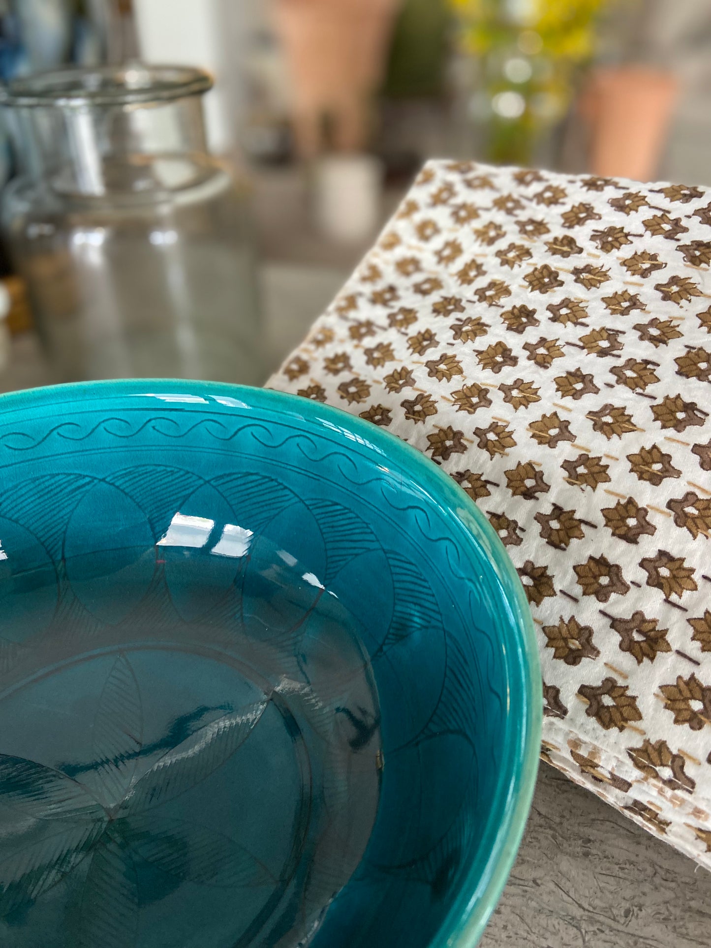 Turquoise Ceramic Bowl