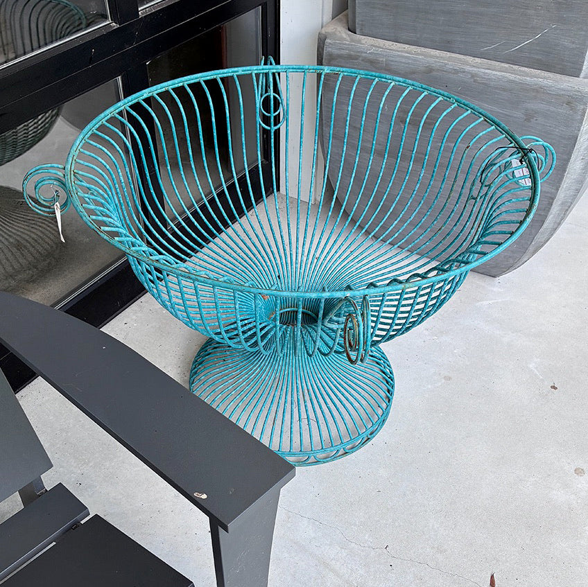 Blue Wirework Large Urn