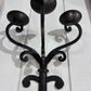 Pair Medieval-Style Three-Arm Sconces
