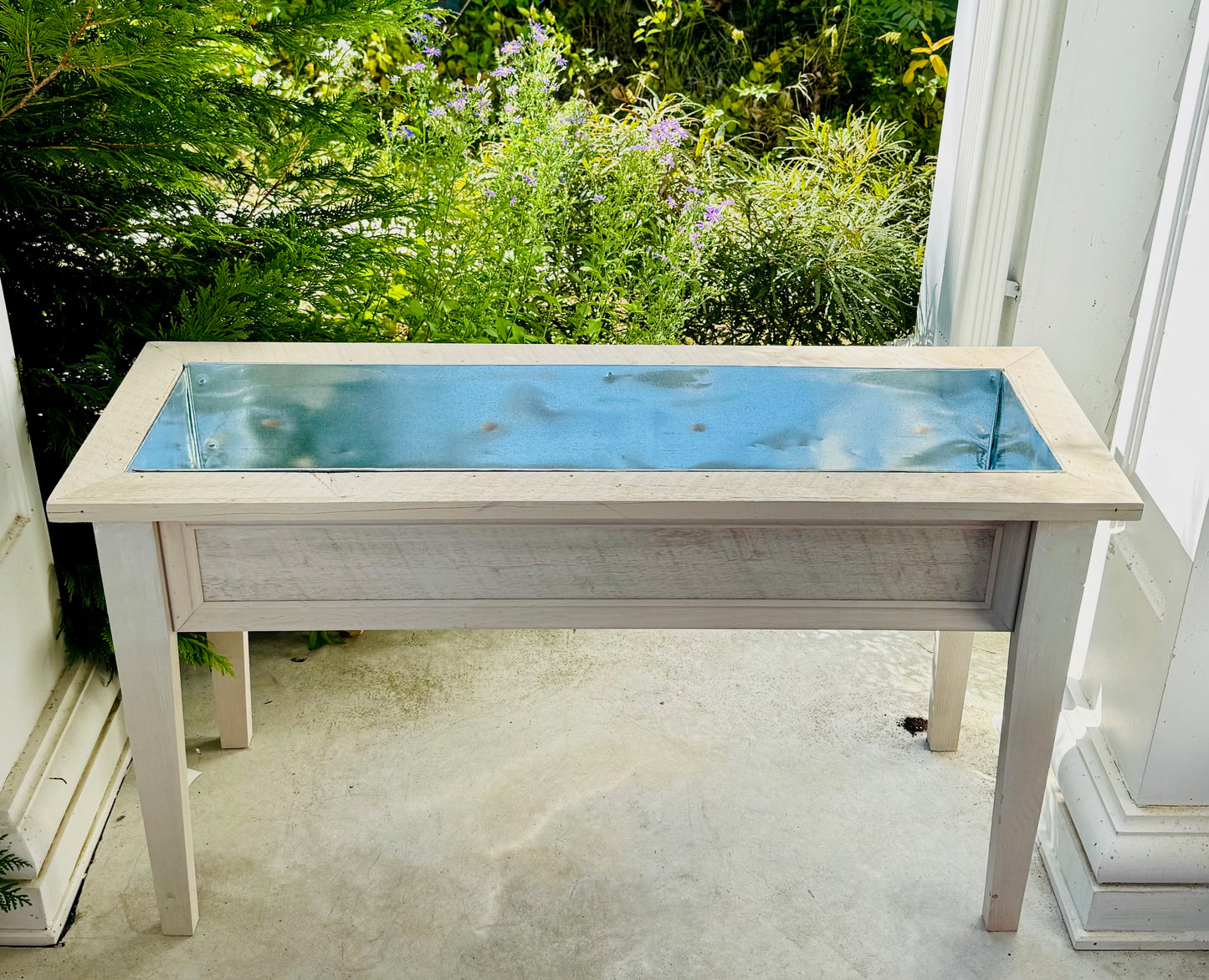 Handbuilt Metal-Lined Planter