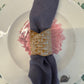 "The Basket" Handmade Ceramic Napkin Rings