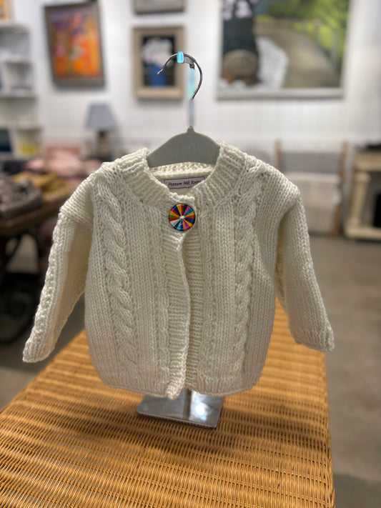 White Baby Sweater
