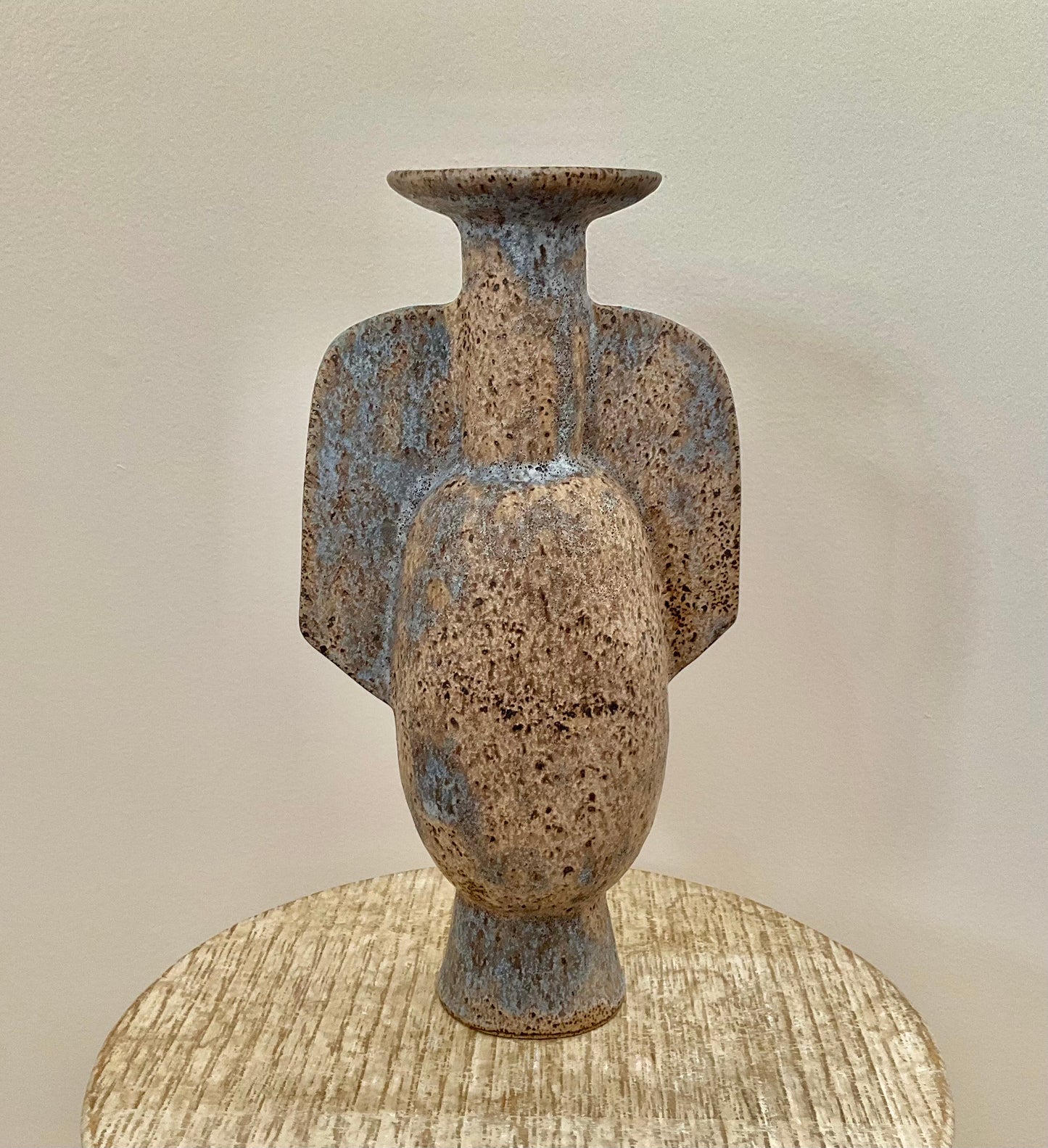 Claude Renaud Pale Blue Ghost Vase