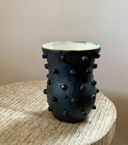 Porcelain Hermatite Goosebumps Vase