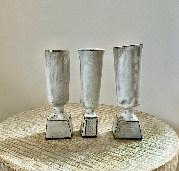 Pyramid Base Bud Vase