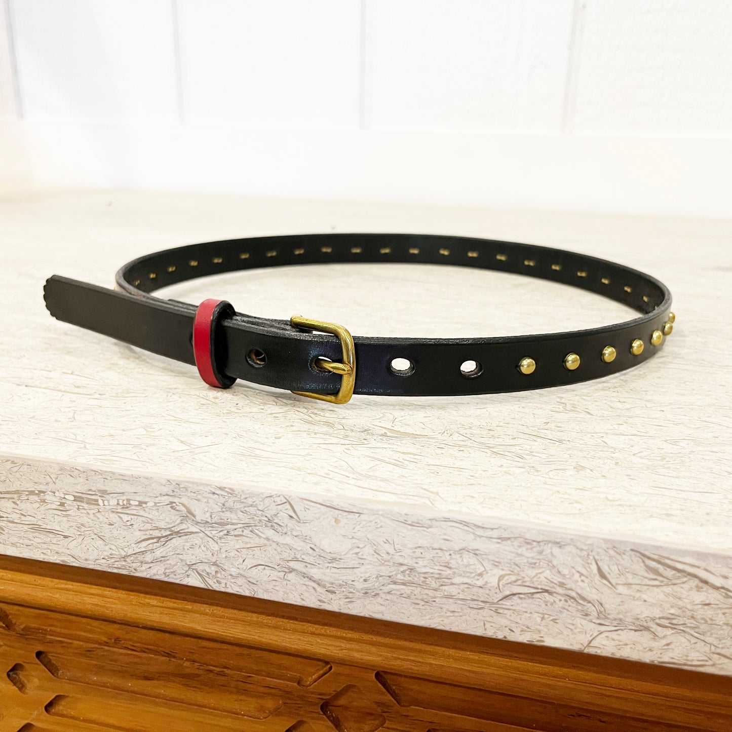 Hand-Studded Bridle Belt