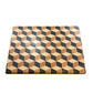 Tumbling Blocks Maple and Walnut Board