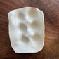 Handmade Egg Carton x 6 White