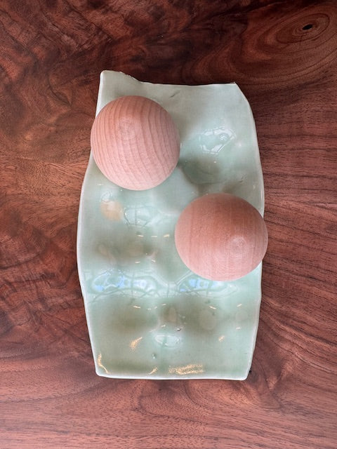 Handmade Egg Carton x 6 Celadon