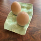 Handmade Egg Carton x 6 Celadon