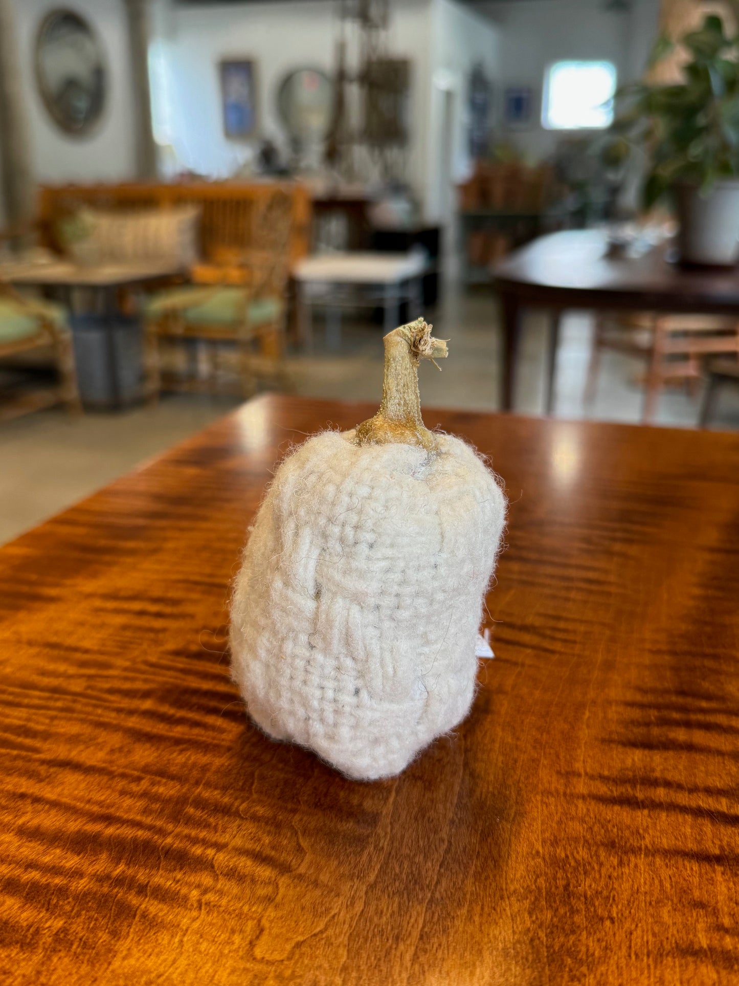 Handmade Wool Pumpkin - small