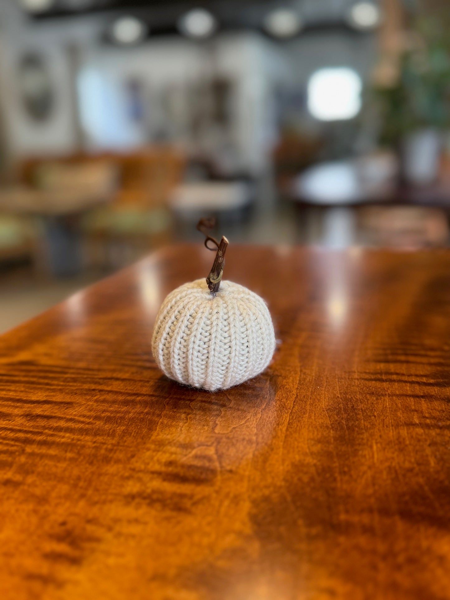 Handmade Wool Pumpkin - small