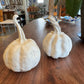 Ceramic Pumpkin with Tall Stem