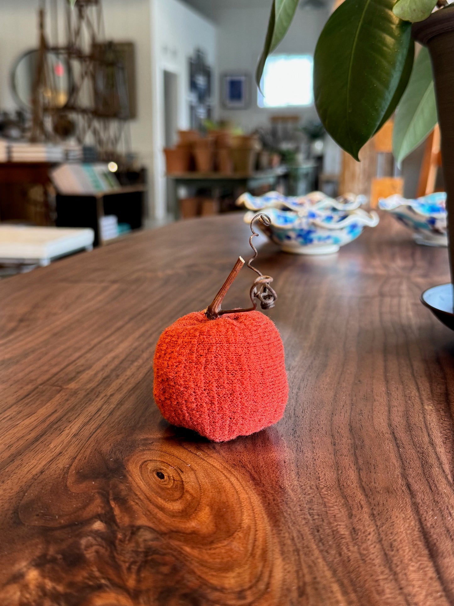 Handmade Wool Pumpkin - small