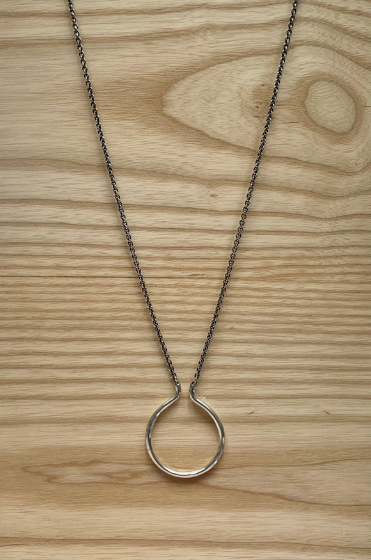 Loop Sterling Silver Necklace