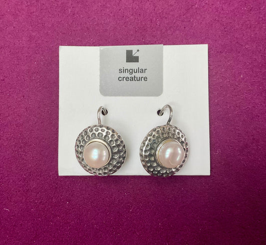 Pearl Pixel Earrings