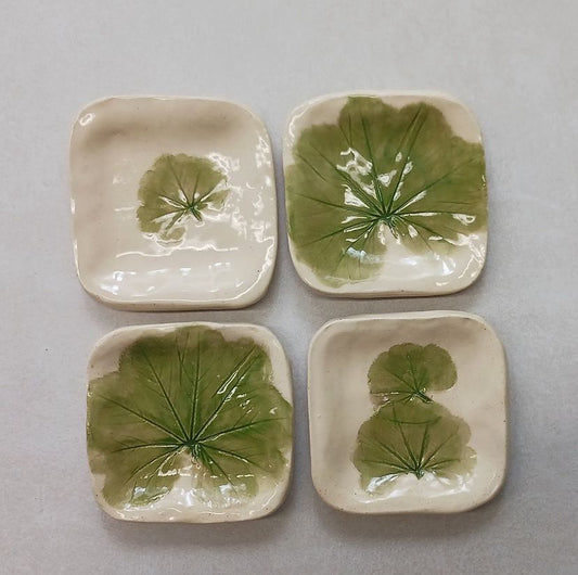 Lady's Mantle Small Dishes - set of four