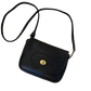 Black Large Oval Leather Bag George Reeves