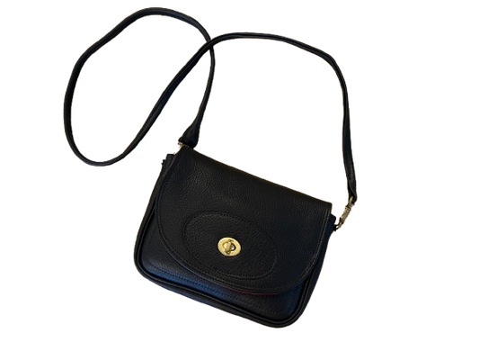 Large Oval Leather Bag