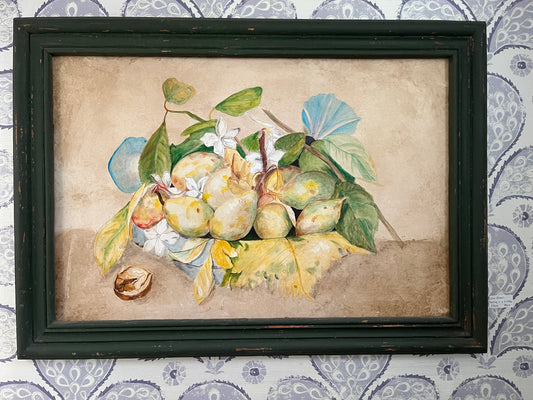 Still Life Painting in a Vintage Frame