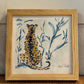 MEGAN RUCH FRAMED WATERCOLOR - CHEETAH